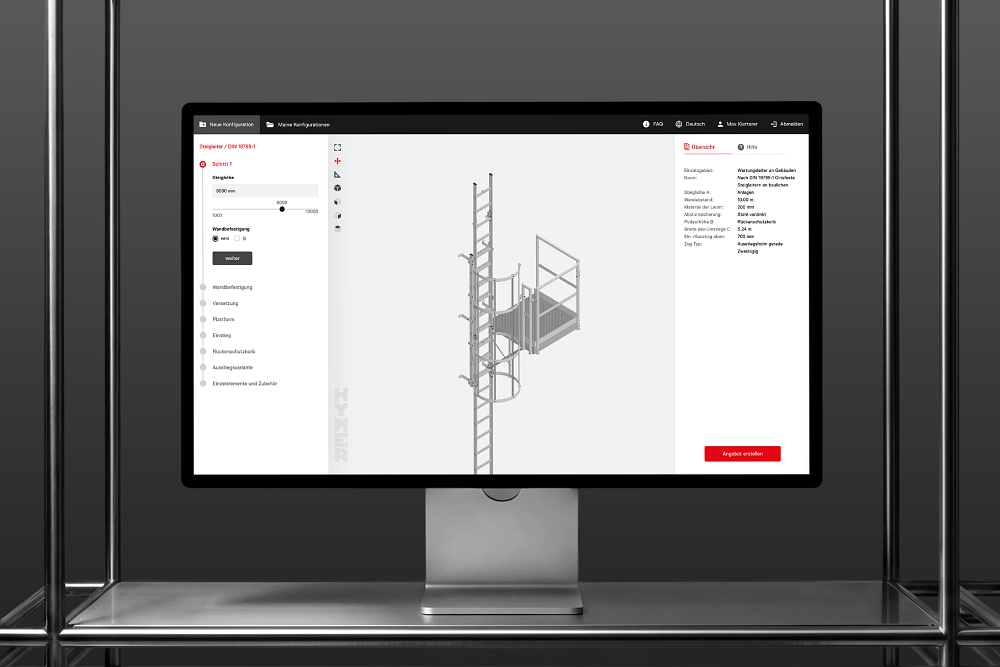 UI/UX-Design für den HYMER Konfigurator