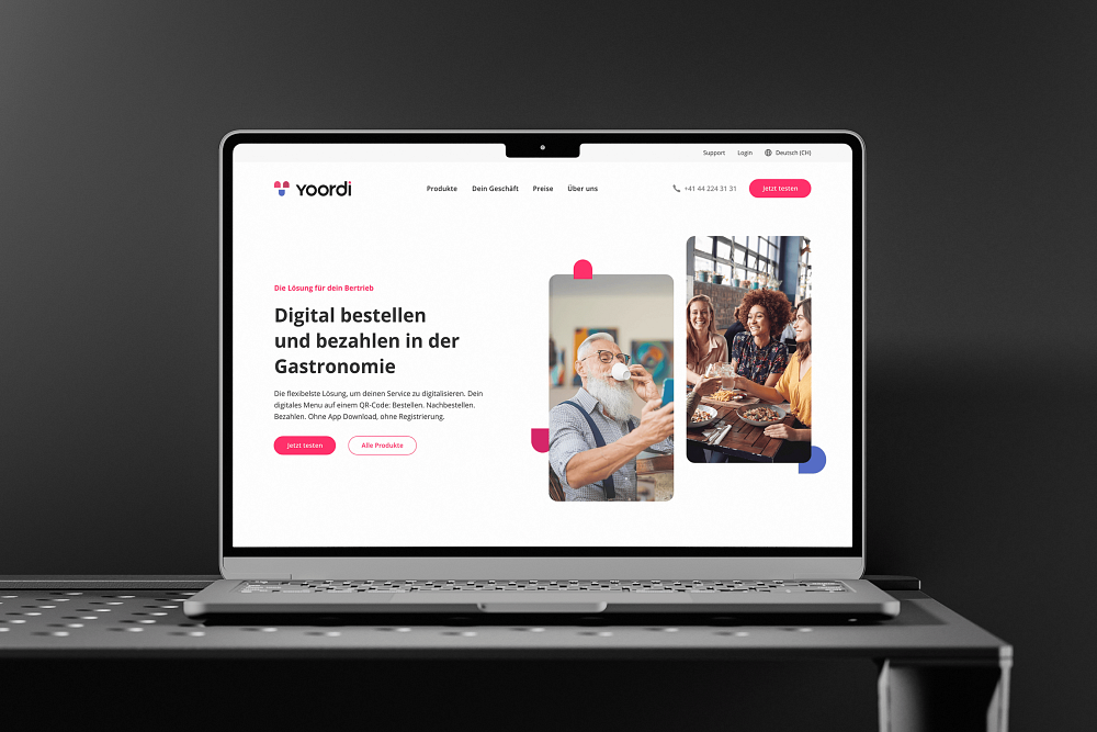 Webdesign für Yoordi
