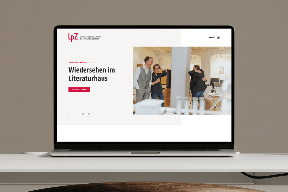 Website für das LpZ Stuttgart