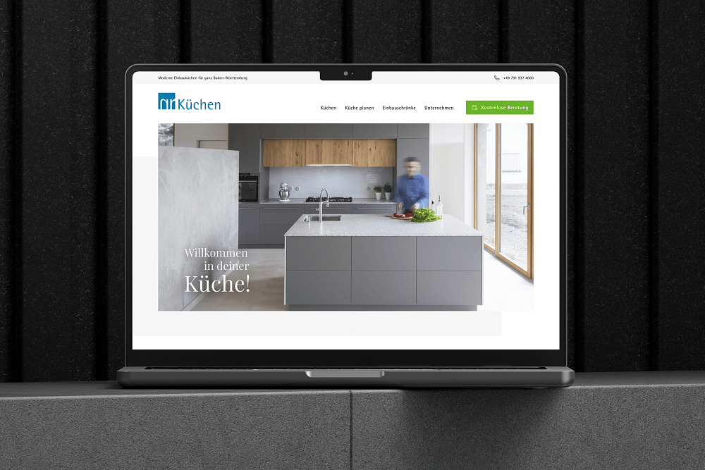 Website für NR Küchen