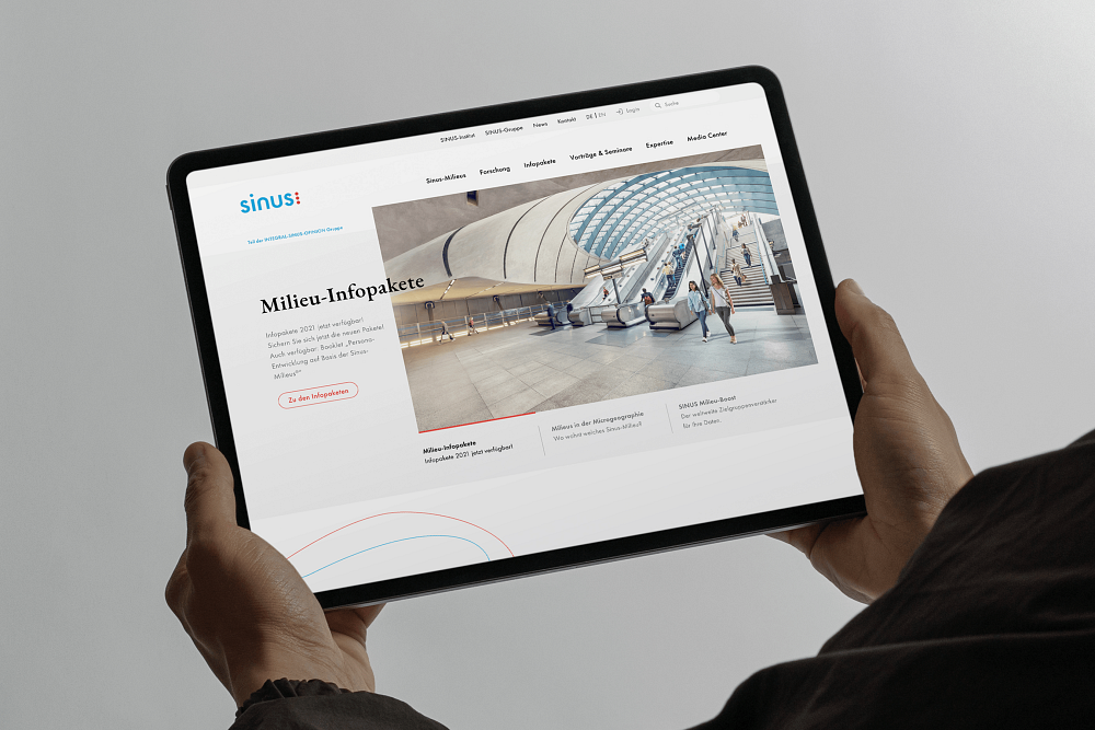 Website für das SINUS-Institut